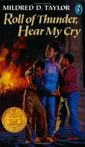 a group of 3 Black children gathered together with flames in the background